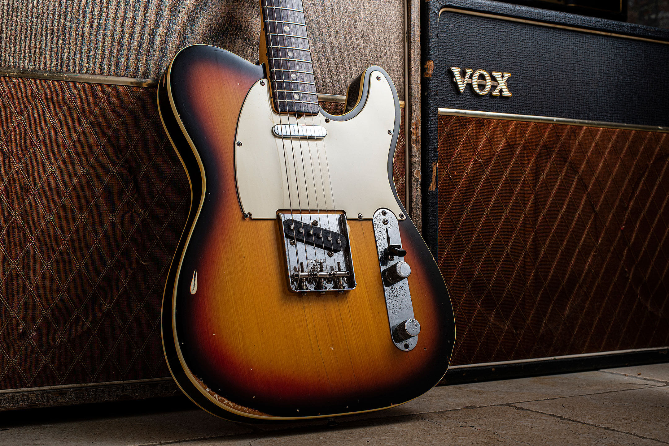 Eddie Tatton的1969年FENDER Sunburst Telecaster