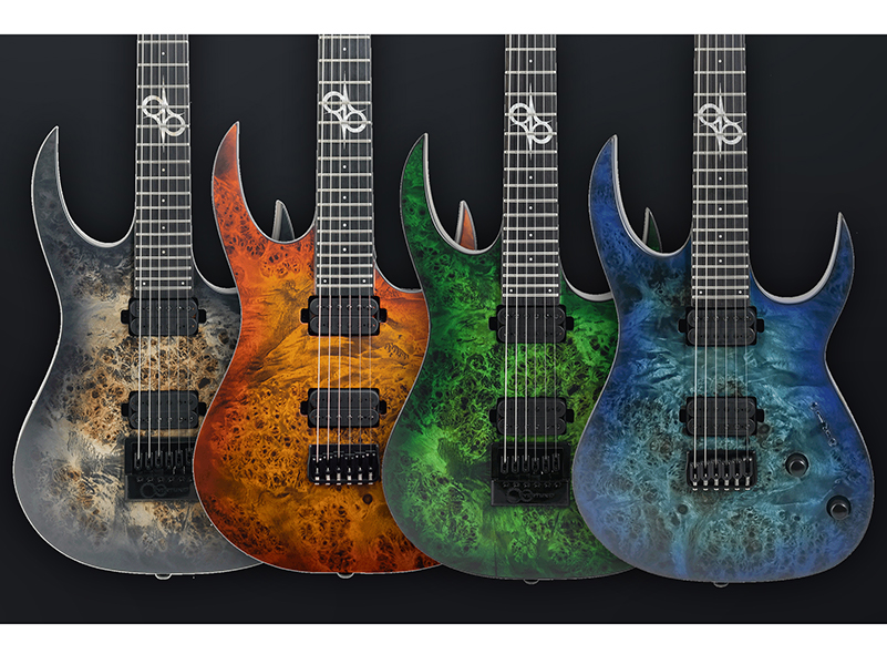 太阳能吉他推出了四个令人惊叹的S系列吉他