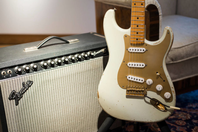 David Gilmour的白色Stratocaster