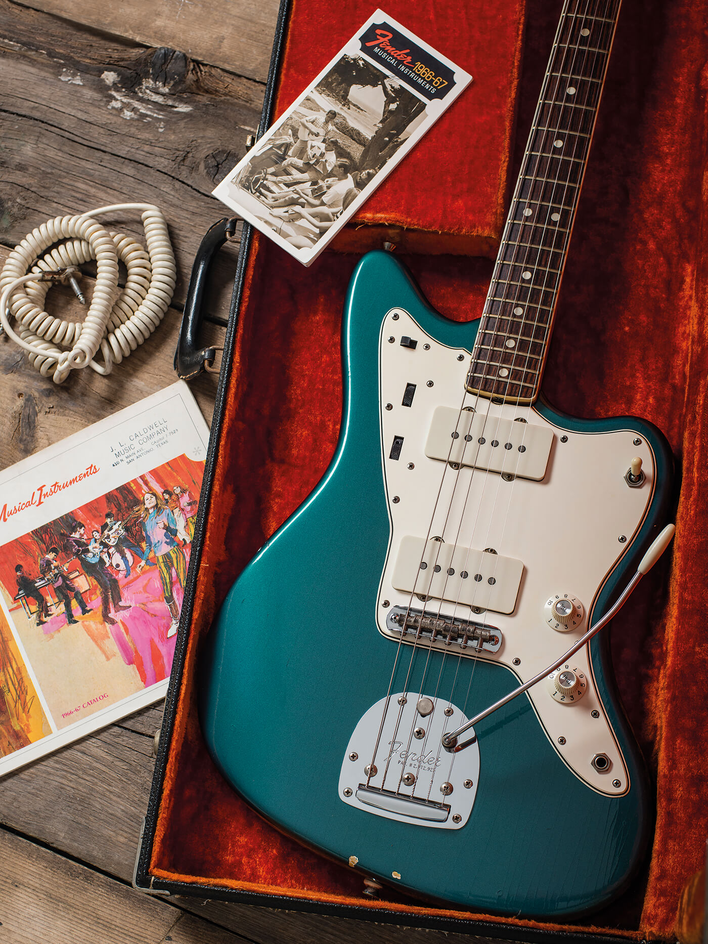 Fender 1966 Jazzmaster Ocean Turquoise漆
