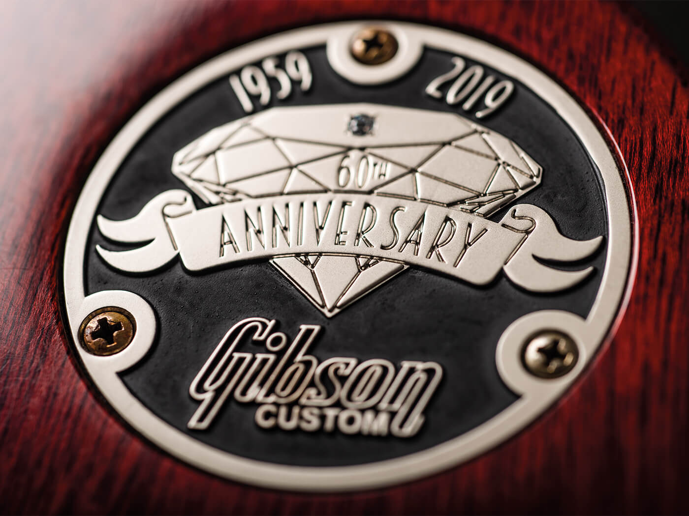 吉布森定制60周年1959年Les Paul标准纪念车牌