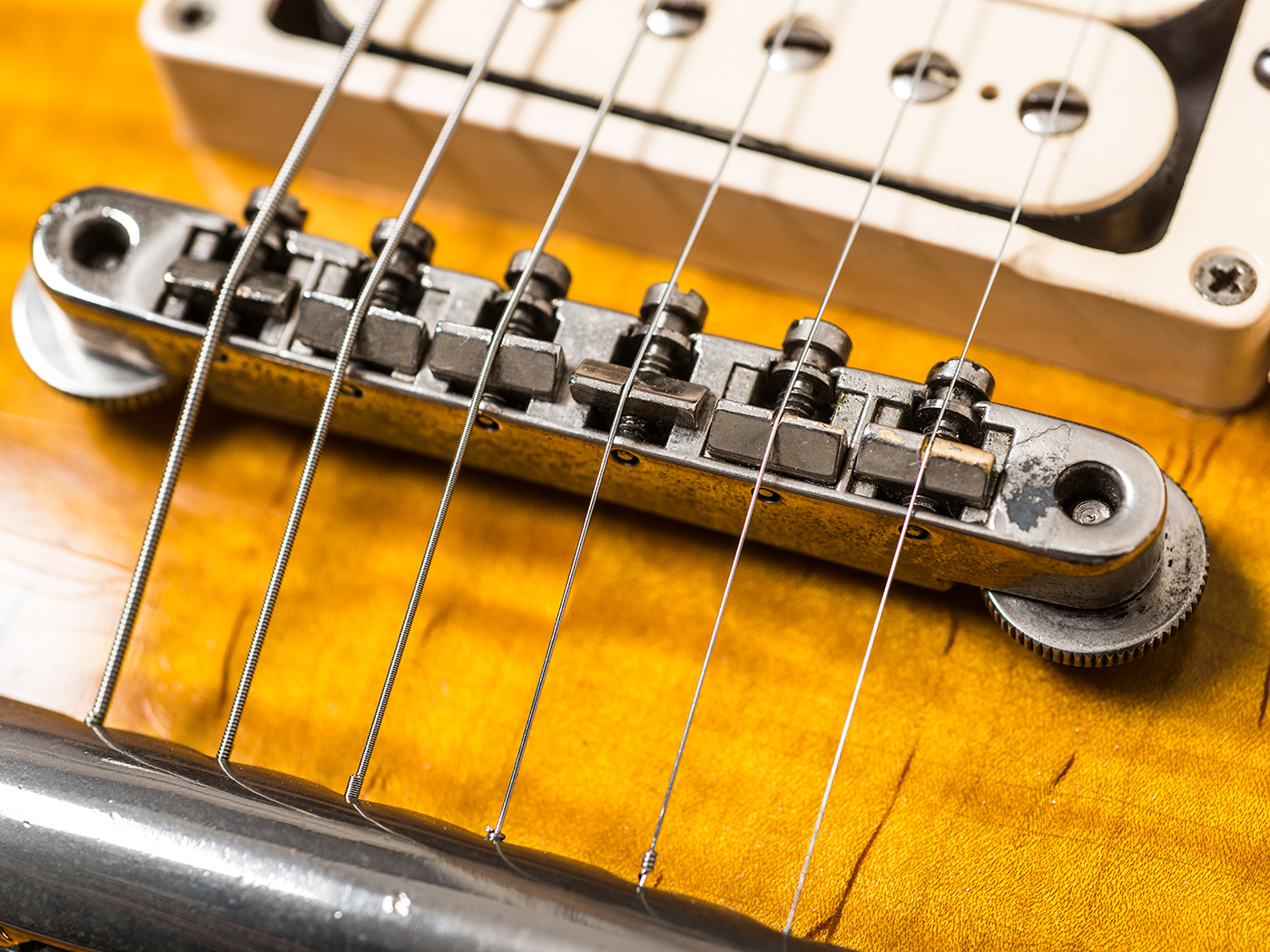 Gary Richrath 1959 Gibson Les Paul bridge