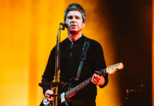 Noel Gallagher Onstage.
