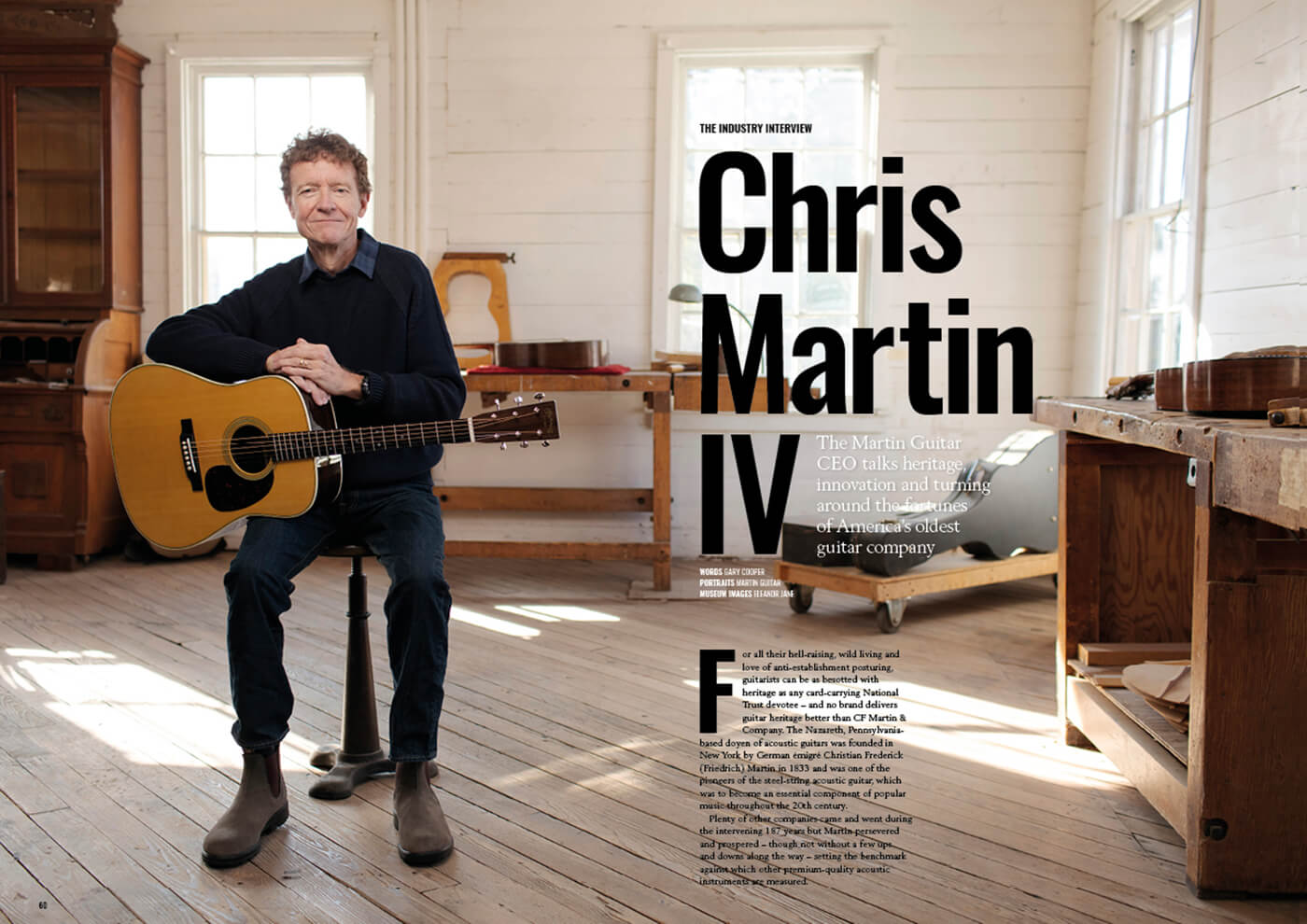 克里斯·马丁六世马丁吉他杂志381
