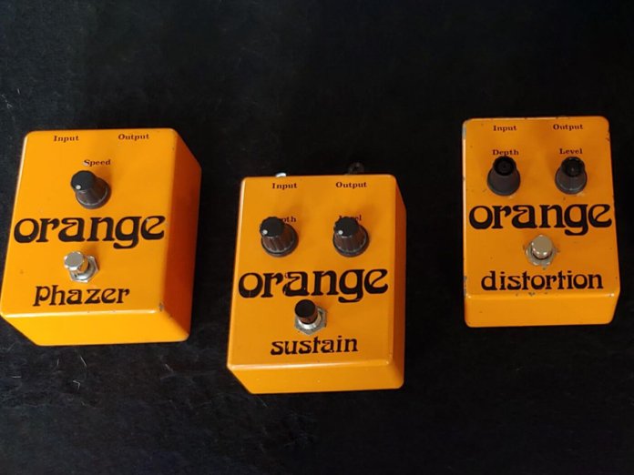 三个橙色踏板从70年代