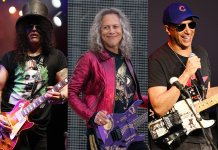 Slash, Kirk Hammett和Tom Morello
