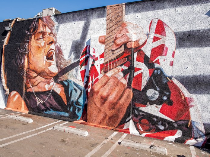 埃迪Van Halen壁画