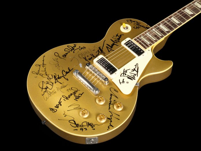 Gibson Les Paul Deluxe Goldtop Bob Dylan 30周年演唱会