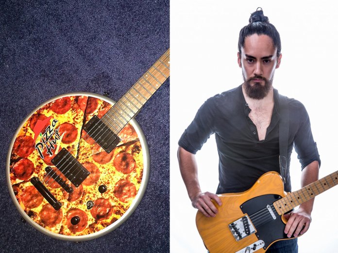 Pizza小屋吉他和武士吉他手