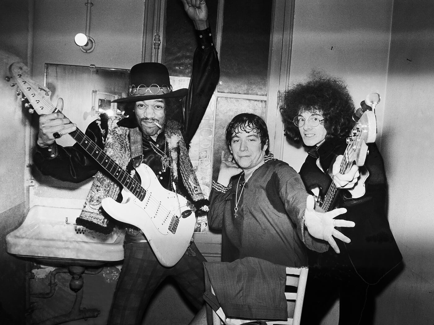 Jimi Hendrix, Eric Burdon and Noel Redding