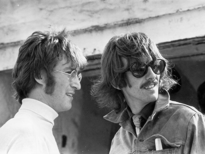 约翰列侬和乔治哈里森
