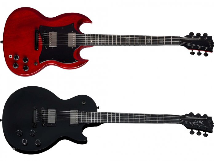 Gibson Dark Edition SG Standard和Les Paul Studio