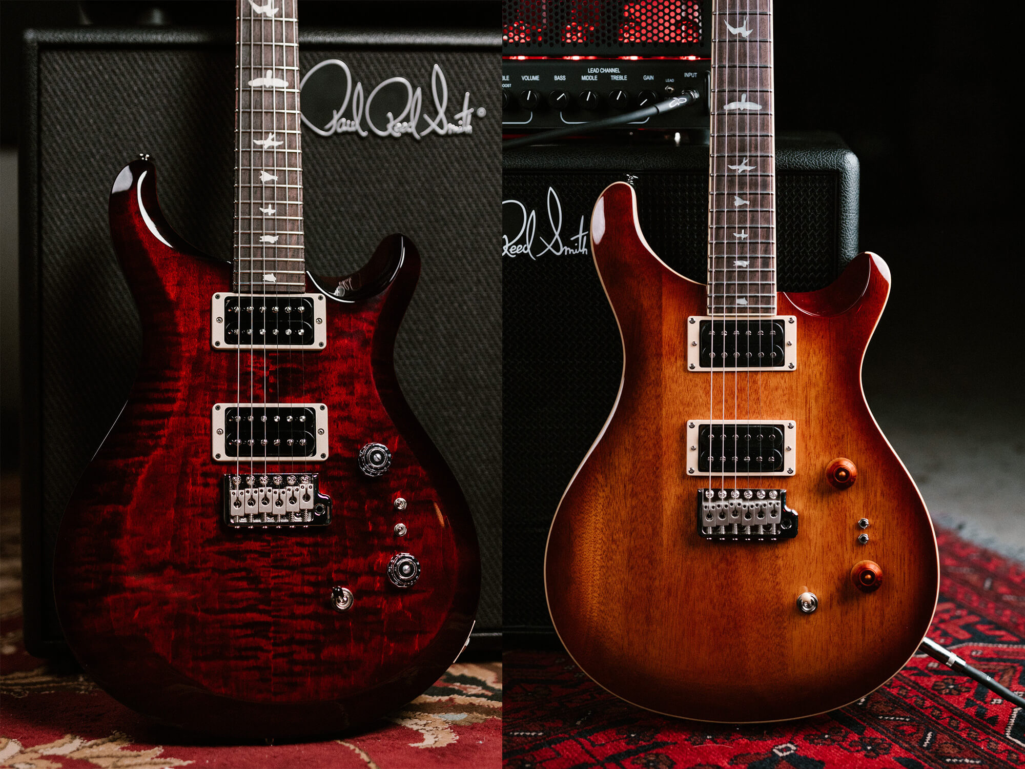 PRS的新24-08吉他：S2（L）和SE（R）变体