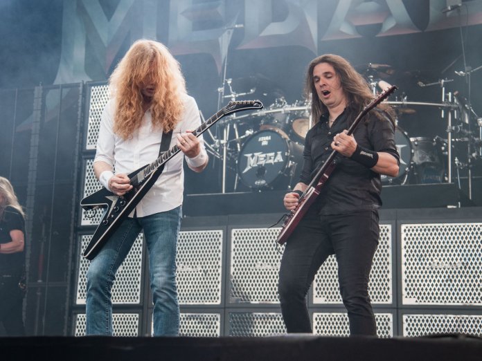 Megadeth的Kiko Loureiro和Dave Mustaine