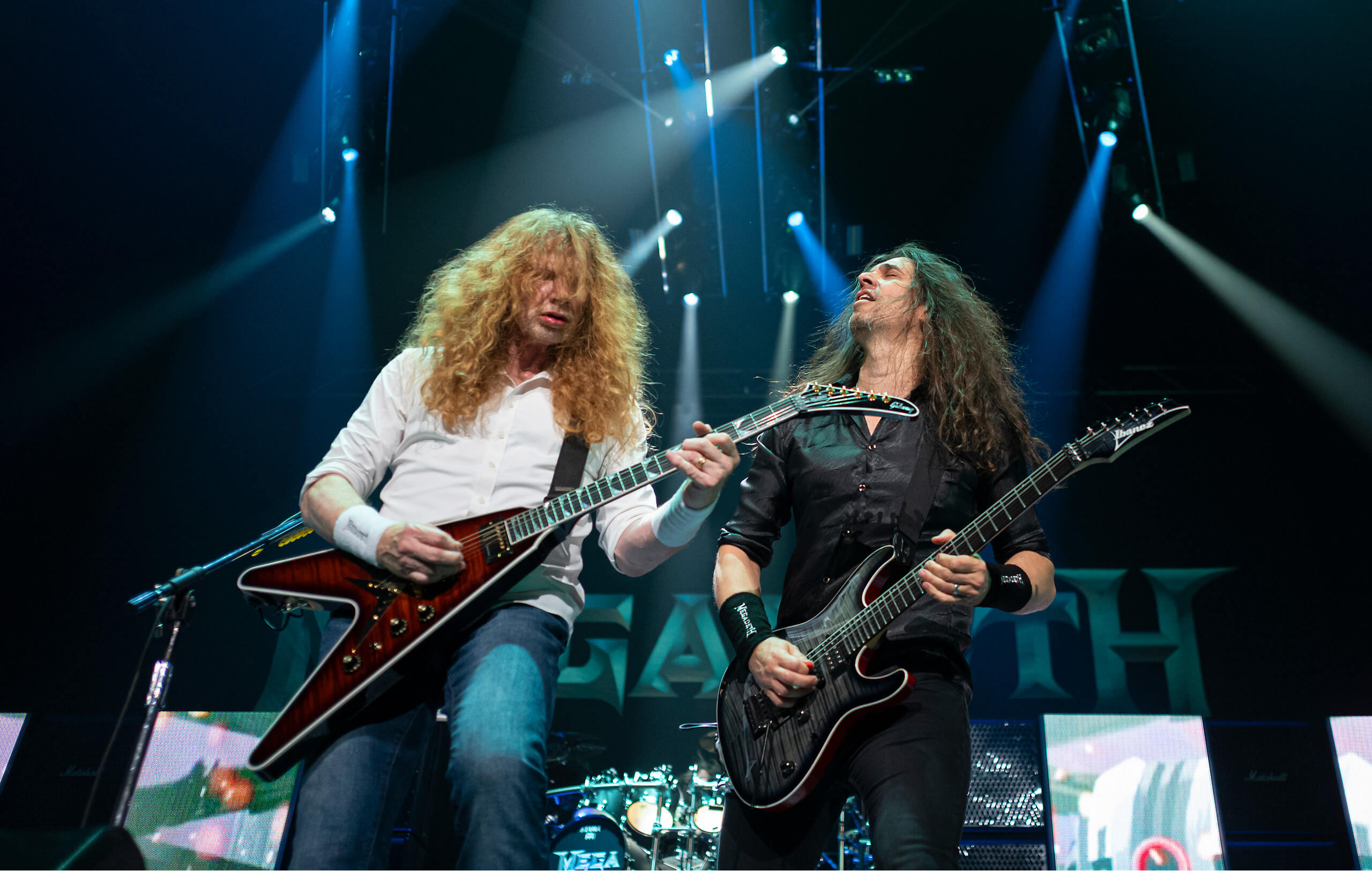 Megadeth的Dave Mustaine和Kiko Loureiro