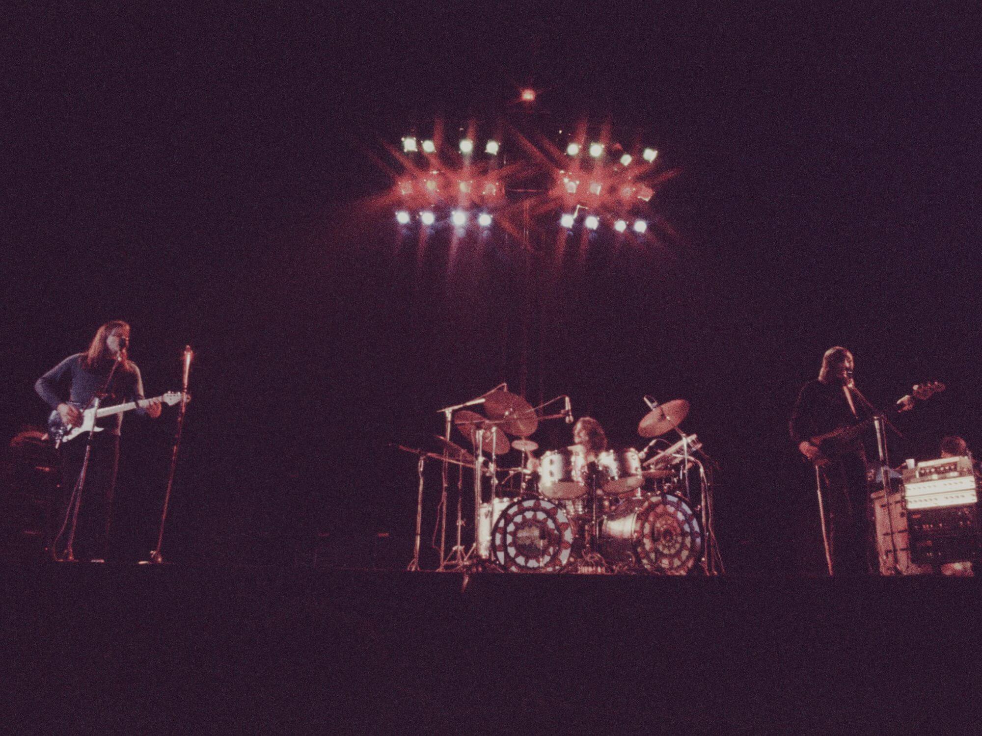 平克·弗洛伊德（Pink Floyd）在1972年表演